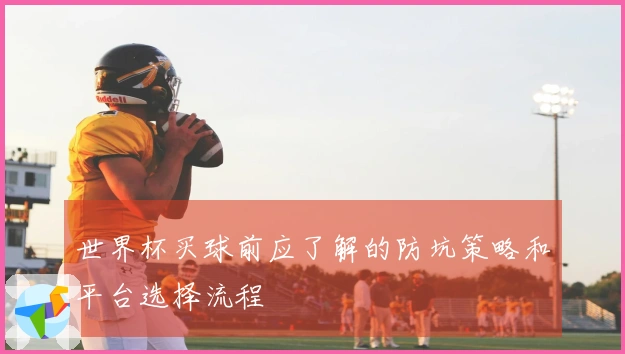 世界杯买球前应了解的防坑策略和平台选择流程